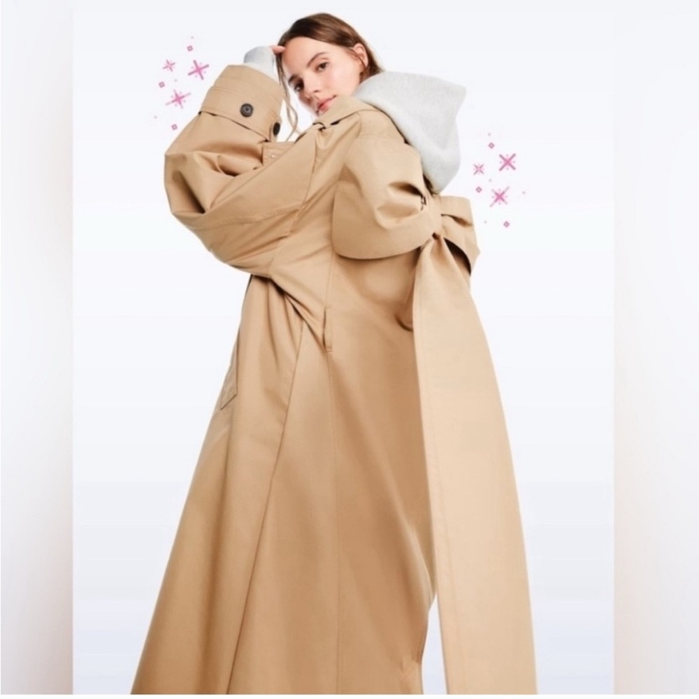 Sandy Liang x Gap bow Trench Coat